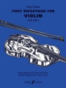 First Repertoire for violin and piano