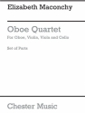 Quartet for Oboe, Violin, Viola and Violoncello Parts