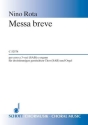 Messa breve fr gemischten Chor (STB) und Orgel Partitur