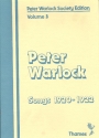 Songs 1920 - 1922 for voice and piano (old edition 1984)