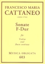 Sonate F-Dur fr Violine und Bc