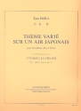 Thme vari sur un Air japonaise pour saxophone alto et piano