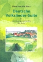 Deutsche Volkslieder-Suite fr gem Chor und Klavier Partitur