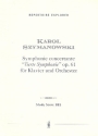 Symphonie concertante op.61 fr Klavier und Orchester Studienpartitur