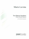 3 Danzas seculares for violoncello and piano