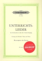 Unterrichtslieder (+CD) fr Gesang (mittel) und Klavier