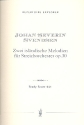 2 islndische Melodien op.30 fr Streichorchester Studienpartitur