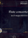 Flute Concerto d major KV314 (+CD-ROM) flute and piano reduction and full score