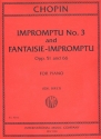 Impromptu no.3 and Fantaisie-Impromptu opp.51 and 66 for piano