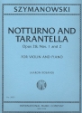 Notturno and Tarantella op.28 nos.1+2 for violin and piano