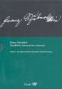 Smtliche lateinische Messen fr Soli, gem Chor und Orchester 6 Studienpartituren im Schuber (Urtext)