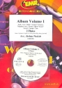 Album vol.1 (+CD) for 2 flutes (piano/keyboard/organ ad lib) 2 scores