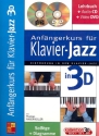 Anfngerkurs fr Klavierjazz in 3D (+CD +DVD) fr Klavier  (dt)