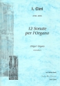 12 Sonaten op.1 fr Orgel (manualiter)