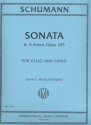 Sonata in a Minor op.105 for cello and piano