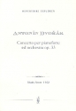 Konzert op.33 fr Klavier und Orchester Studienpartitur