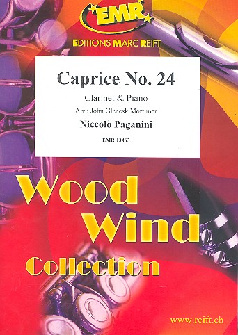 Caprice Nr.24 fr Klarinette und Klavier