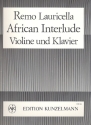 African Interlude fr Violine und Klavier