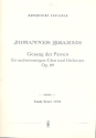 Gesang der Parzen op.89 fr 6-stg Chor und Orchester Studienpartitur (1882)