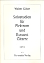 Solostudien fr Plektrum- und Konzertgitarre Band 3