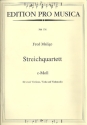 Streichquartett c-Moll Partitur und Stimmen