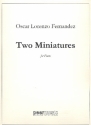 2 Miniatures for piano