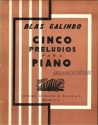 5 preludios para piano