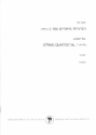 String quartet no.1  score and parts