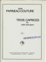 3 caprices for violin and piano