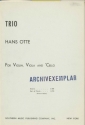 Trio fr Violine, Viola und Violoncello Partitur