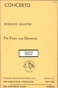 Concerto for violin and orchestra score