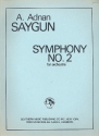 Symphony no.2 for orchestra score