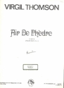 Air de Phdre for high voice and piano