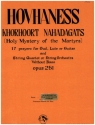 Khorhoort Nahadagats op.251 for oud (lute, guitar) and string quartet (string orchestra) score