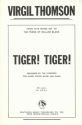 Tiger Tiger for mixed chous a cappella score