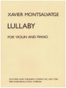 Lullaby for violin and piano