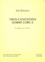 3 canciones sobre Lorca for medium voice and piano