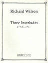 3 Interludes for violin and piano