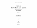 Historia der Geburt Jesu Christi SWV435 fr Soli, gem Chor und Orchester Orgel/Basso continuo