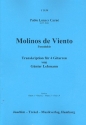 Molinos de viento fr 4 Gitarren Partitur und Stimmen