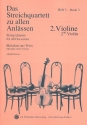 Das Streichquartett zu allen Anlssen Band 3 fr Streichquartett Violine 2