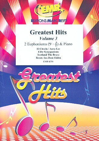 Greatest Hits vol.3: for 2 euphoniums and piano (percussion ad lib) score and parts