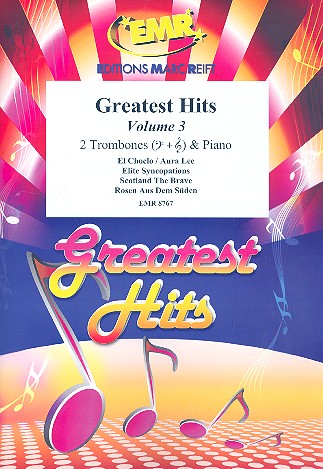 Greatest Hits vol.3: for 2 trombones and piano (percussion ad lib) score and parts