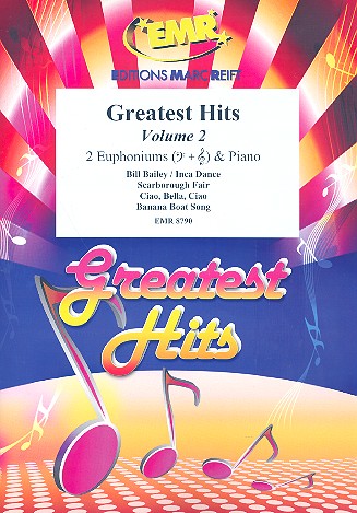 Greatest Hits vol.2: for 2 euphoniums and piano (percussion ad lib) score and parts