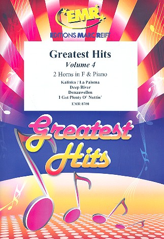 Greatest Hits vol.4: for 2 horns and piano (percussion ad lib) score and parts