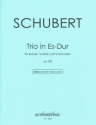 Trio Es-Dur op.100 fr Violine, Violoncello und Klavier Viola-Stimme statt Violoncello