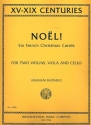 Noel for 2 violins, viola and cello score and parts