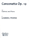 Canzonetta op.19 pour clarinette et piano