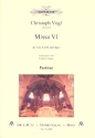 Missa Nr.6 fr Soli, gem Chor und Orgel Partitur