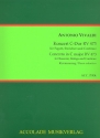 Konzert C-Dur RV473 F:VIII,9 fr Fagott, Streicher und Bc fr Fagott und Klavier